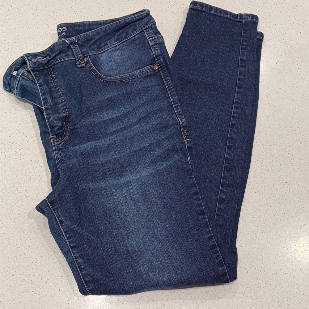 Maurices Dark Blue Skinny Jeans